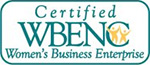 Certified WBENC Women's Business Enterprise badge